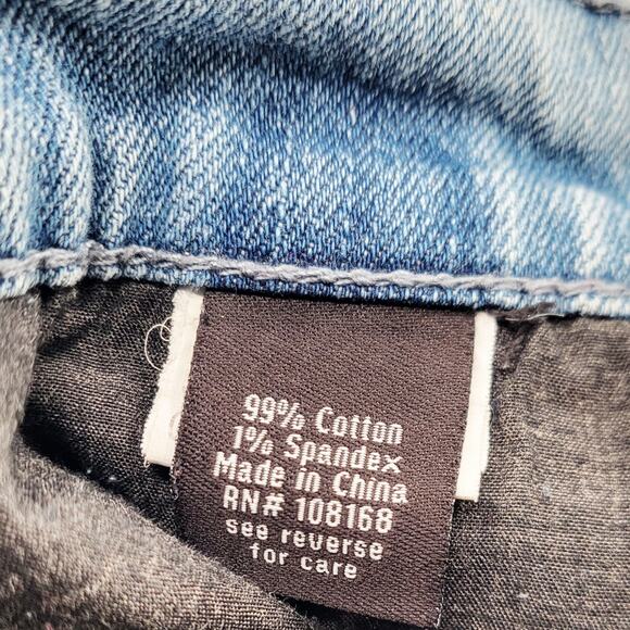 RSQ Jeans Light Blue Washed Seattle Skinny Tapered Jeans 5-Pockets Men's 34x30 - Picture 11 of 12